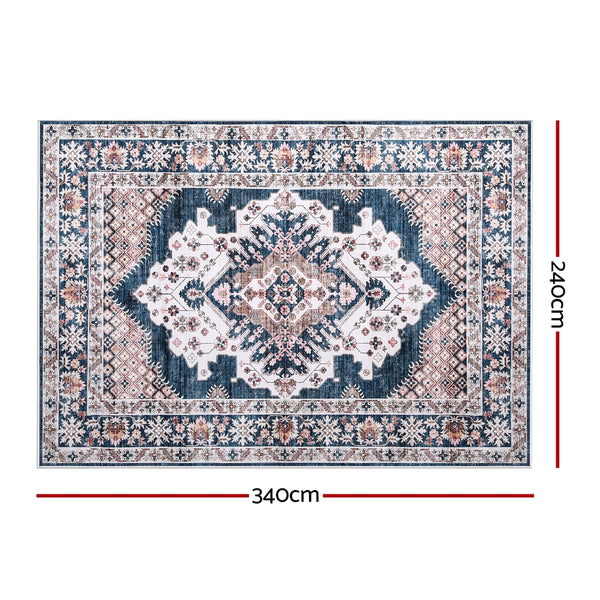 Artiss Floor Rug 240x340cm Large Washable Persian Area Rug Living Room Carpet Awezingly