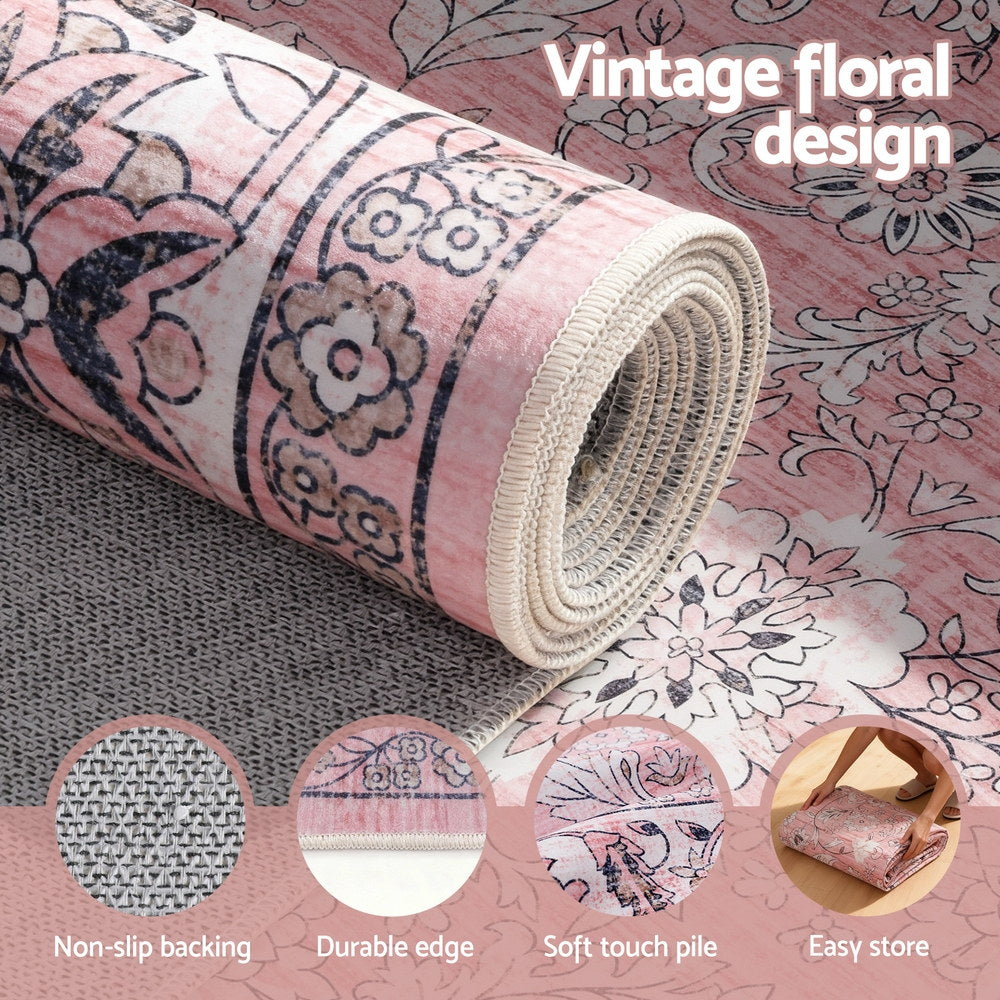 Artiss Floor Rug 240X340cm Large Washable Area Rug Vintage Living Room Carpet Artiss