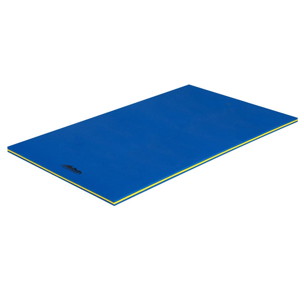 Weisshorn Floating Water Mat 3.5x1.8m Foam Pad Swimming Pool Platform Blue Weisshorn