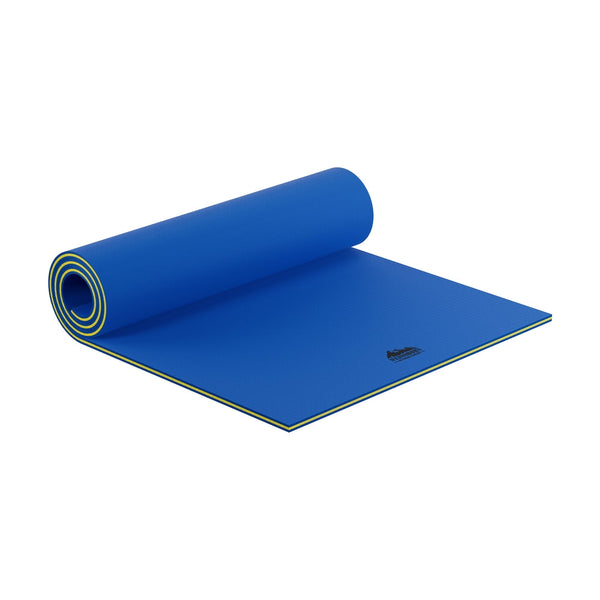 Weisshorn Floating Water Mat 3.5x1.8m Foam Pad Swimming Pool Platform Blue Weisshorn