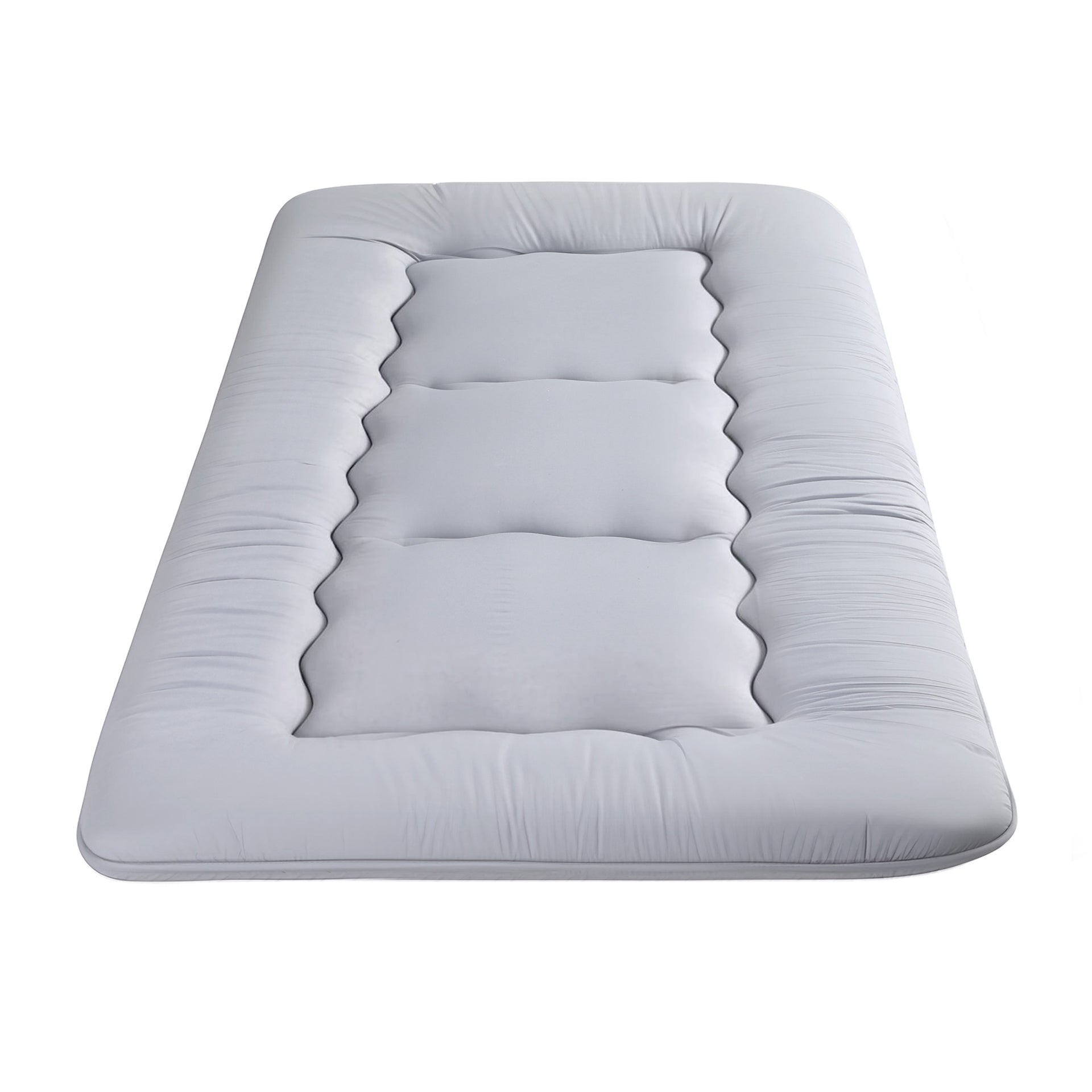 Giselle Bedding 10cm Japanese Floor Mattress Foldable Futon Mattress Washable Cover Straps Awezingly