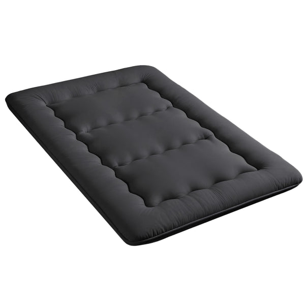 Giselle Bedding 10cm Japanese Floor Mattress Foldable Futon Mattress Washable Cover Straps Awezingly