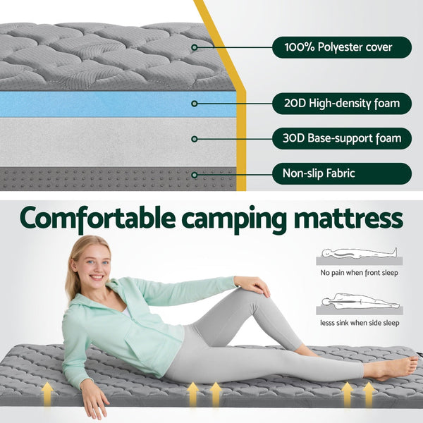 Giselle Bedding Single Foldable Mattress Camping Mat Giselle Bedding