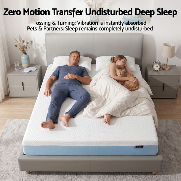 Giselle 22cm Cooling Gel Memory Foam Mattress Double Medium Firm Giselle Bedding