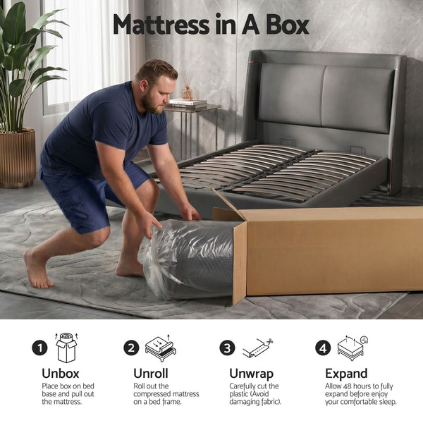 Giselle Single Cooling Memory Foam Mattress Medium Firm with Gel Comfort 30cm Giselle Bedding