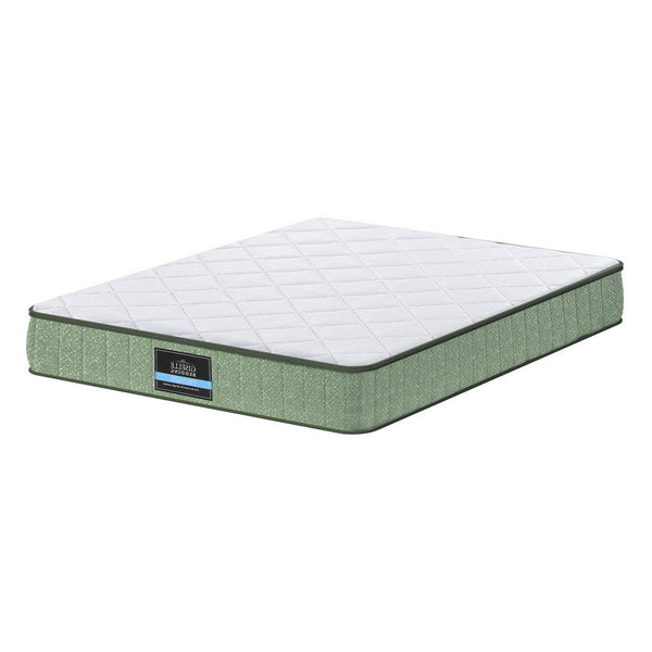 Giselle 25cm Memory Foam Mattress Dual Layer Zipper Cover Cool Charcoal Foam Mattresses Double Awezingly
