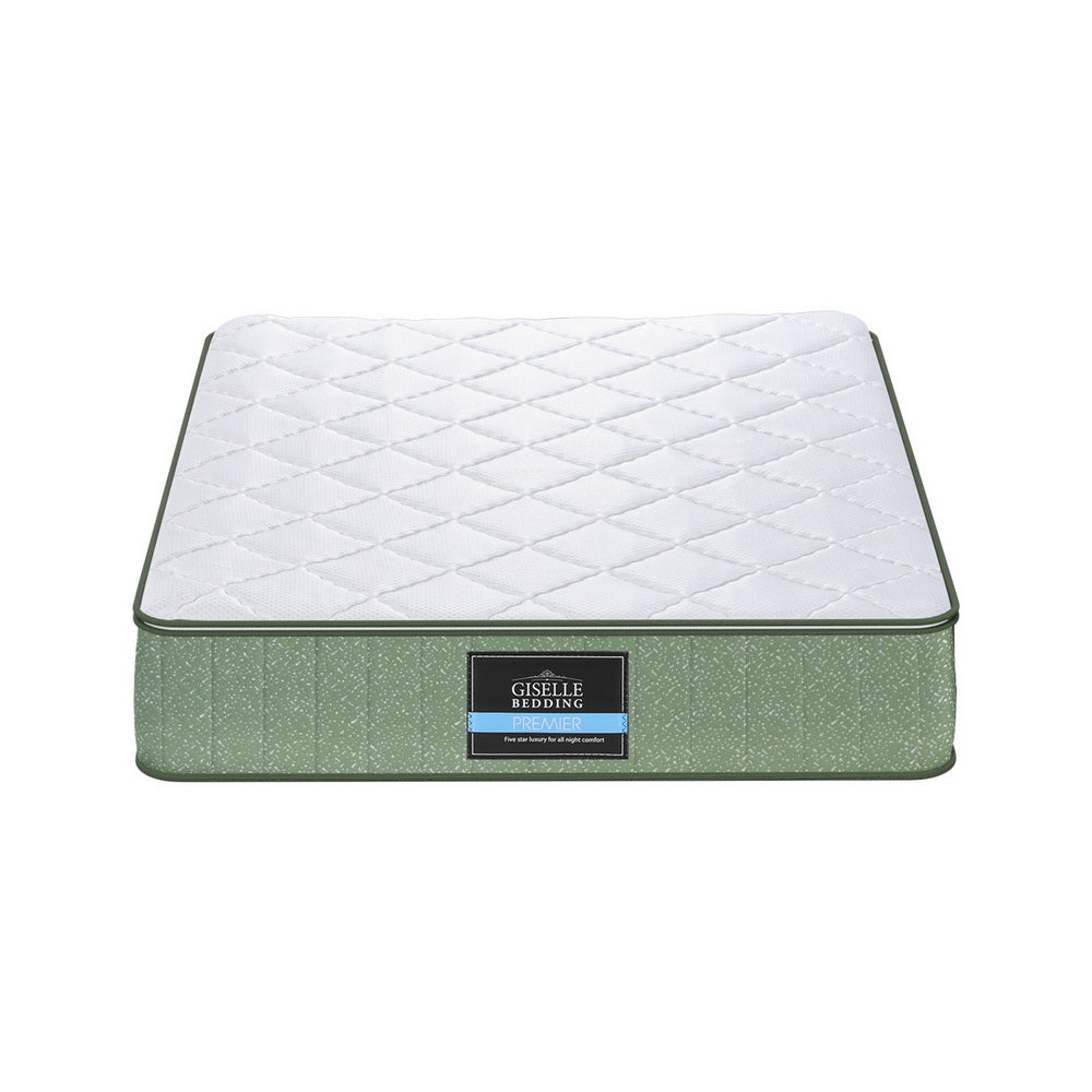 Giselle 25cm Memory Foam Mattress Dual Layer Zipper Cover Cool Charcoal Foam Mattresses Single Awezingly