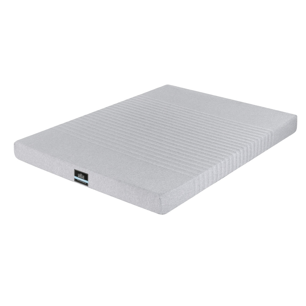 Giselle Bedding Cool Gel Memory Foam Mattress Charcoal 7-Zone Washable Bamboo Cover 15cm King Awezingly