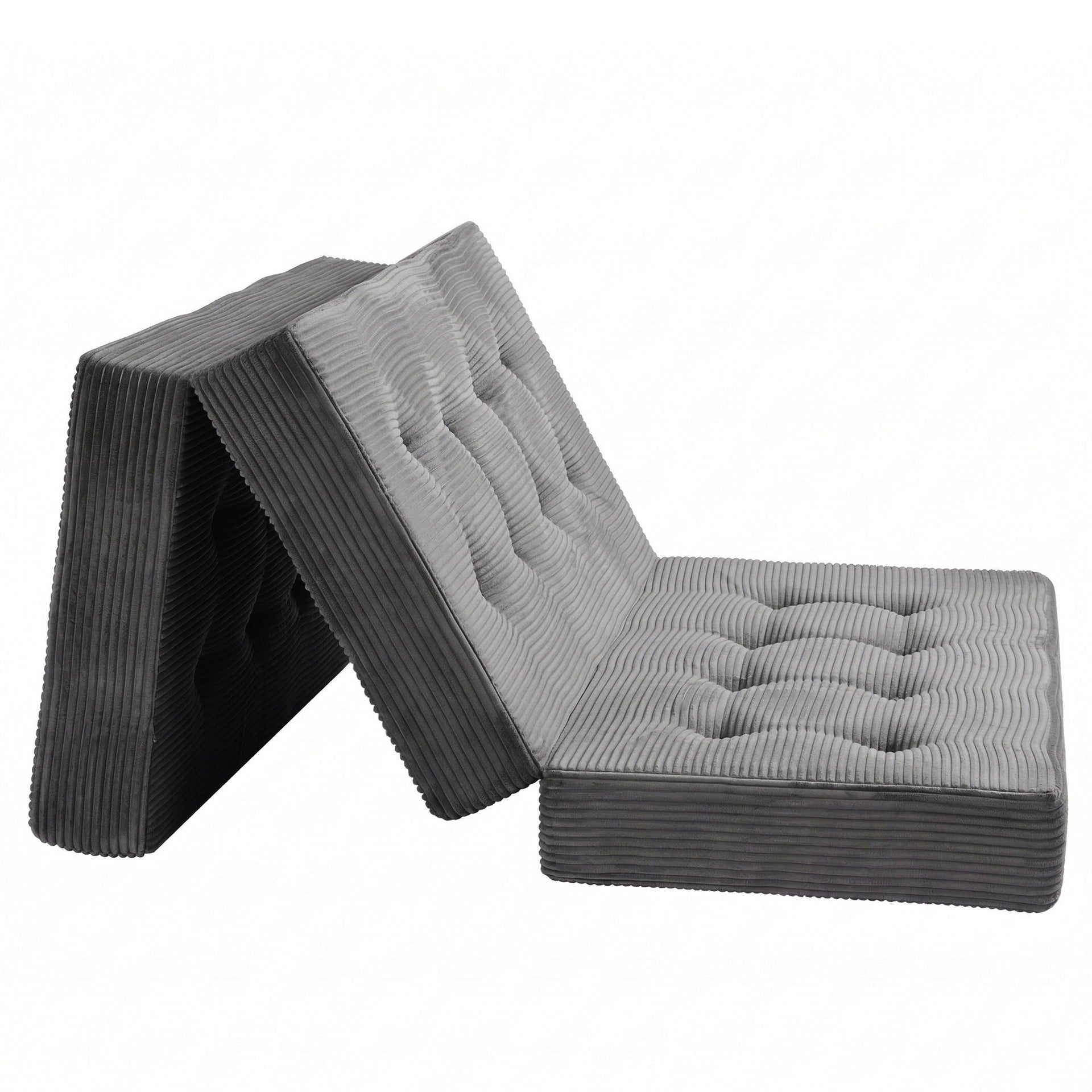 Giselle Double Folding Mattress 15cm Foldable Foam Portable Guest Sofa Bed Camping Mat Awezingly