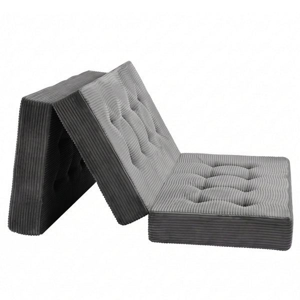 Giselle Double Folding Mattress 15cm Foldable Foam Portable Guest Sofa Bed Camping Mat Awezingly