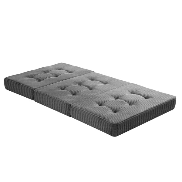 Giselle Single Folding Mattress 15cm Foldable Foam Portable Guest Sofa Bed Camping Mat Awezingly