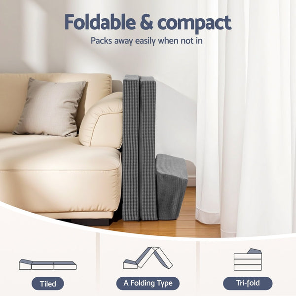 Giselle Foldable Mattress Folding Sofa Bed Trifold Sleeping Camping Cushion Mat Giselle Bedding