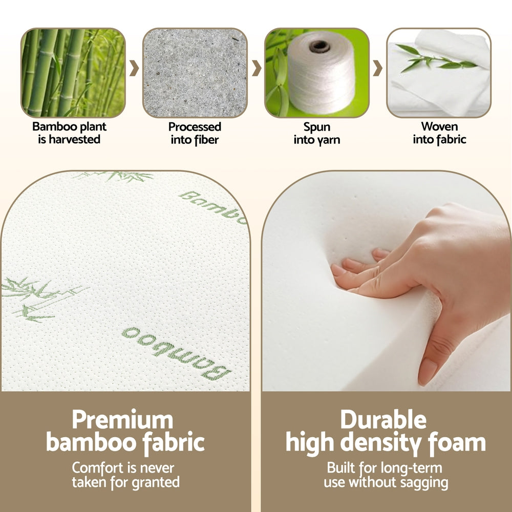 Giselle Foldable Mattress Folding Foam Mattresses Bamboo Double Giselle Bedding