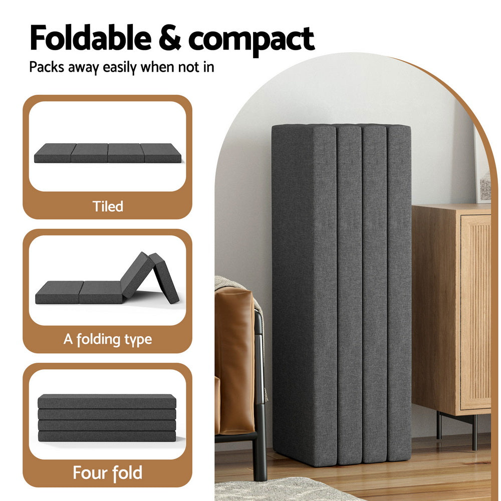 Giselle Bedding Foldable Mattress Folding Foam Mattresses Portable Mat Queen Giselle Bedding