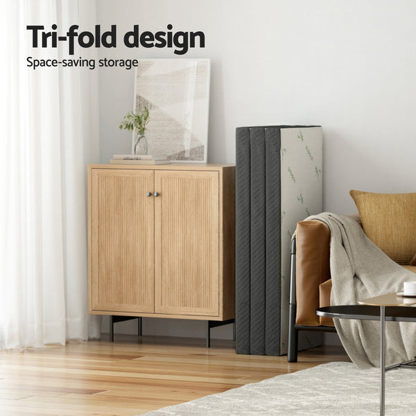 Giselle Bedding Foldable Mattress Folding Foam Double Bamboo Awezingly