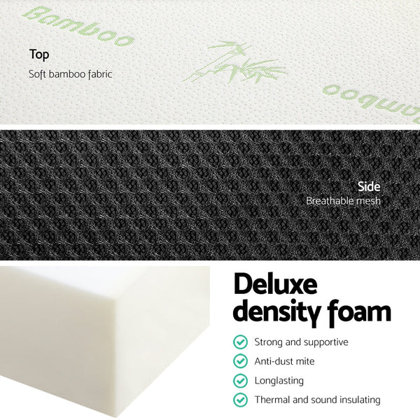 Giselle Bedding Foldable Mattress Folding Foam Double Bamboo Awezingly