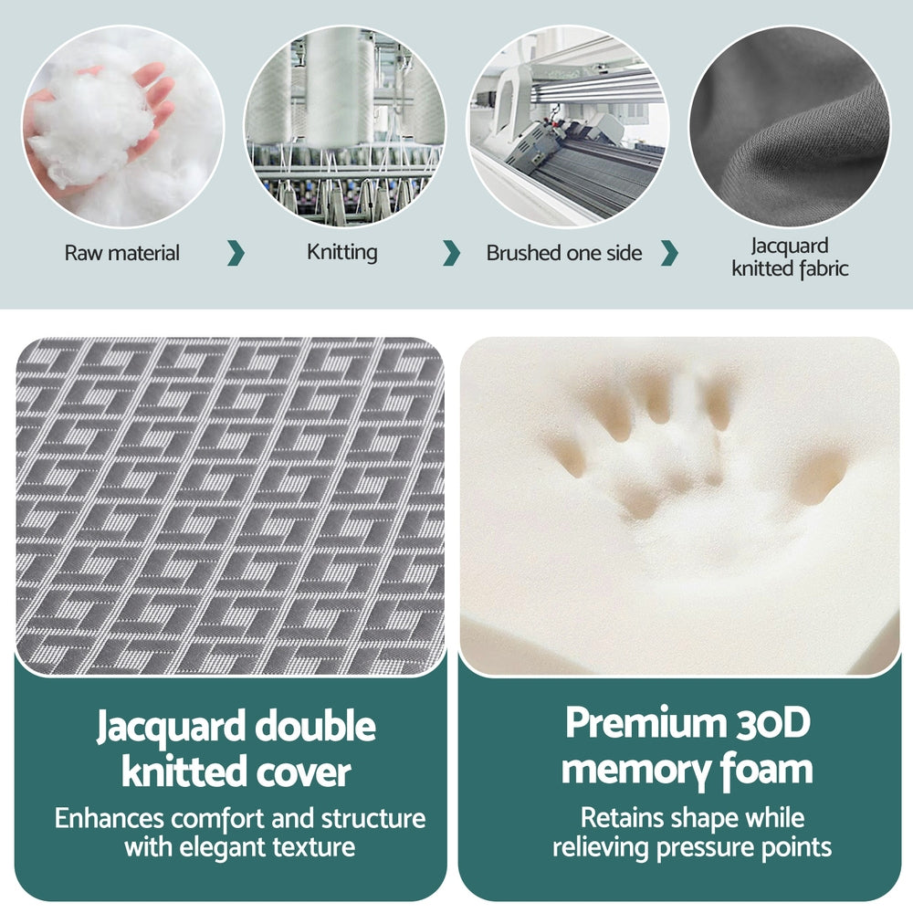 Giselle Foldable Mattress Folding Sofa Bed Trifold Memory Foam Camping Cushion Mat Giselle Bedding