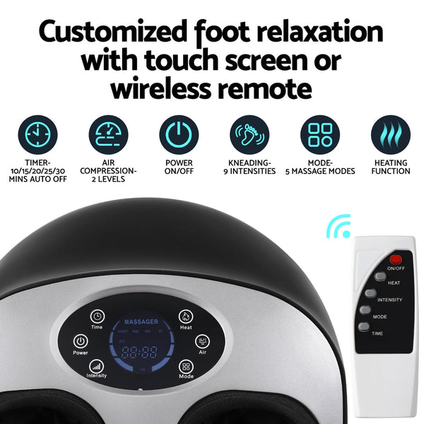 Livemor Kneading Heated Foot Massager Electric Massagers Livemor