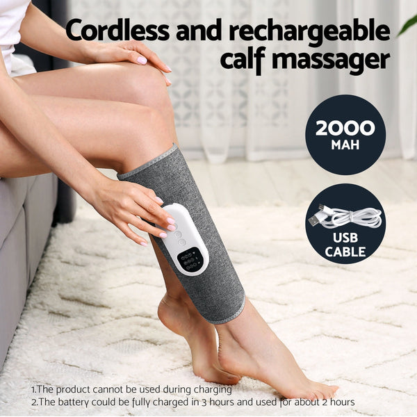 Livemor Leg Massager Heated Air Compression Calf Relaxation Livemor