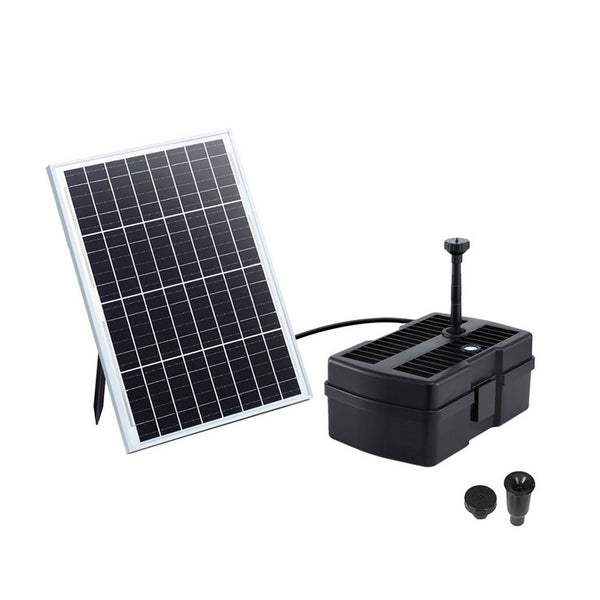 Gardeon Solar Submersible Water Pond Fountain Pump with Filter Box 6FT 1190L/H Gardeon