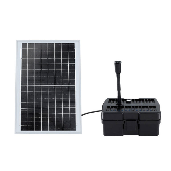 Gardeon Solar Submersible Water Pond Fountain Pump with Filter Box 6FT 1190L/H Gardeon