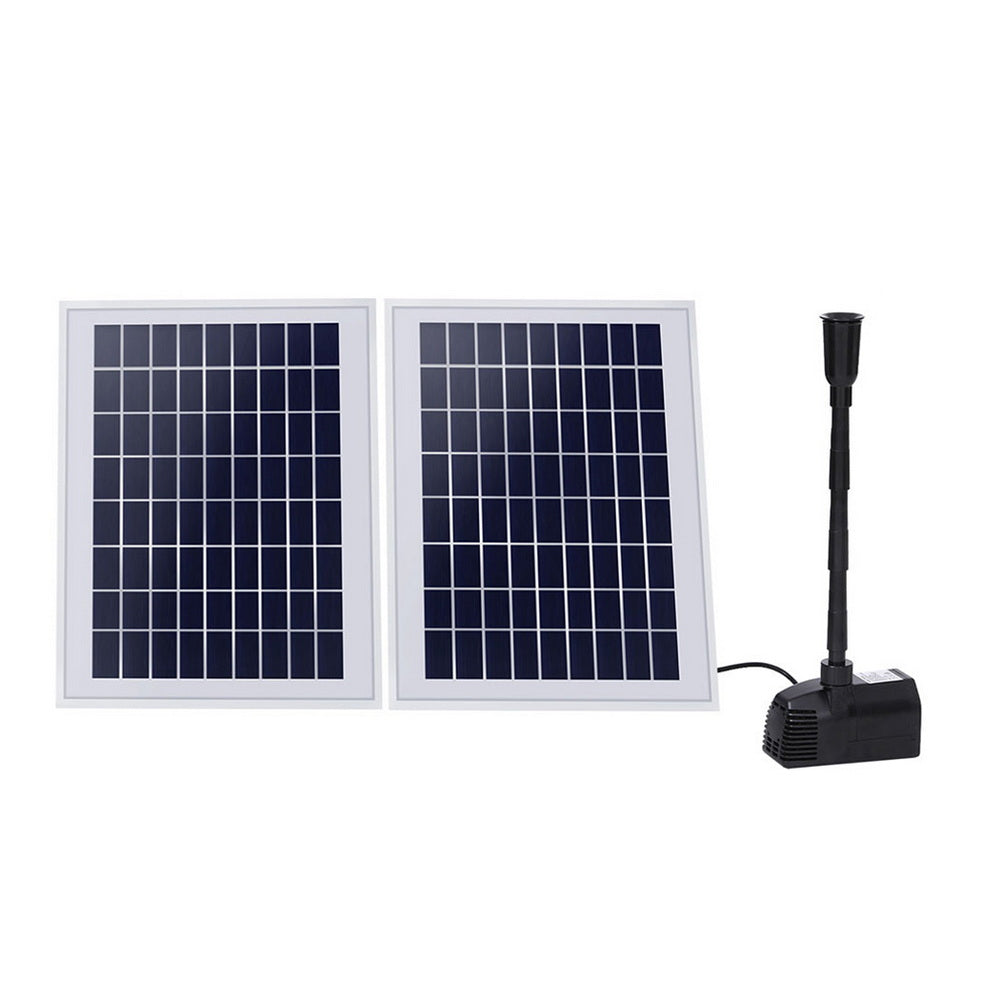 Gardeon Solar Pond Pump Submersible Water Fountain Kit with 2 Panels 1600L/H Gardeon
