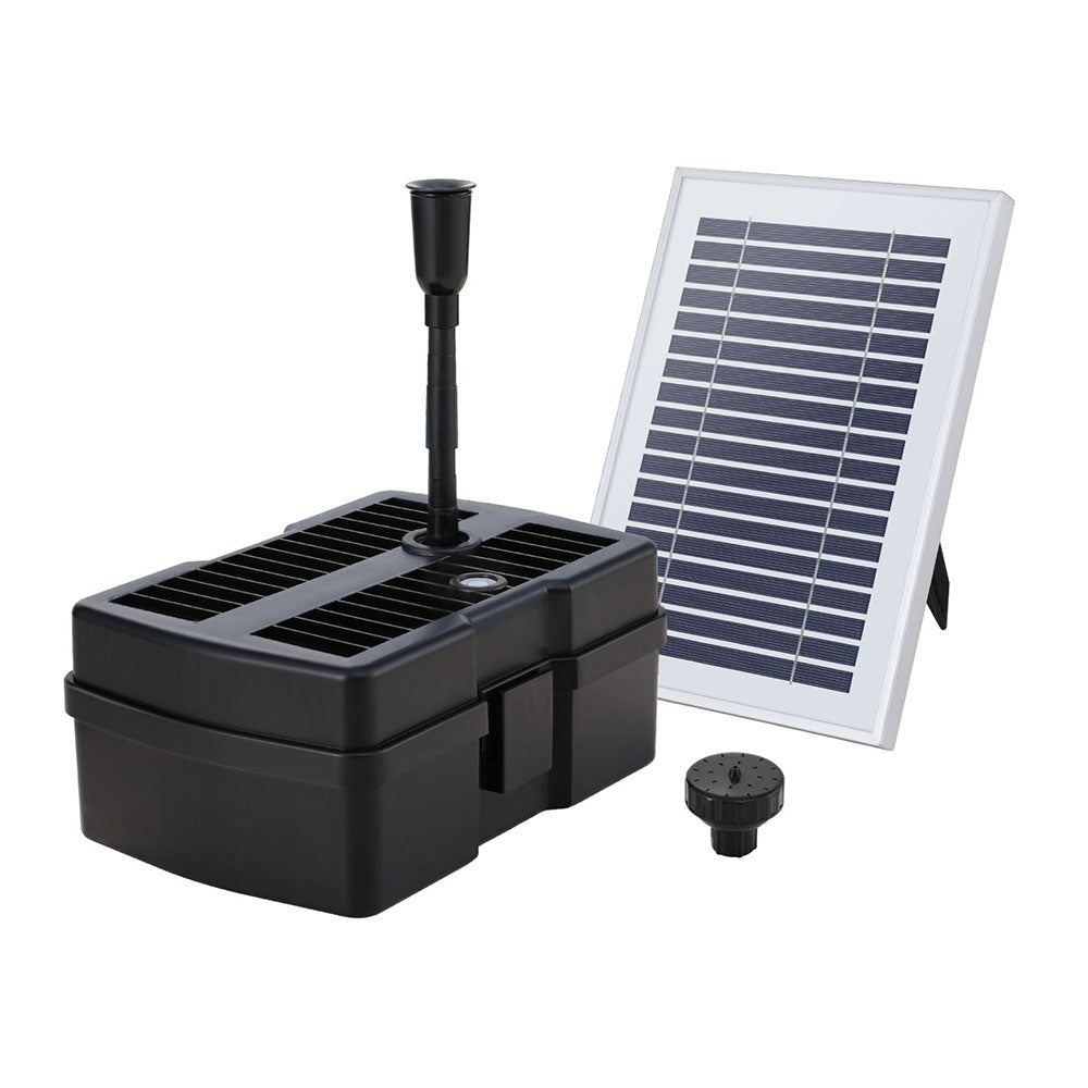 Gardeon Solar Submersible Water Pond Fountain Pump with Filter Box 4.6FT 470L/H Gardeon