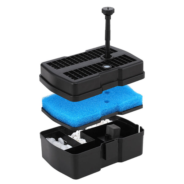 Gardeon Solar Submersible Water Pond Fountain Pump with Filter Box 4.6FT 470L/H Gardeon