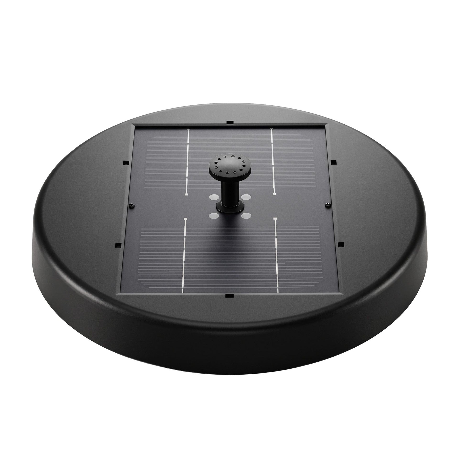 Gardeon Solar Fountain Pumps Bird Bath Battery Backup LED Remote Black 27cm Awezingly