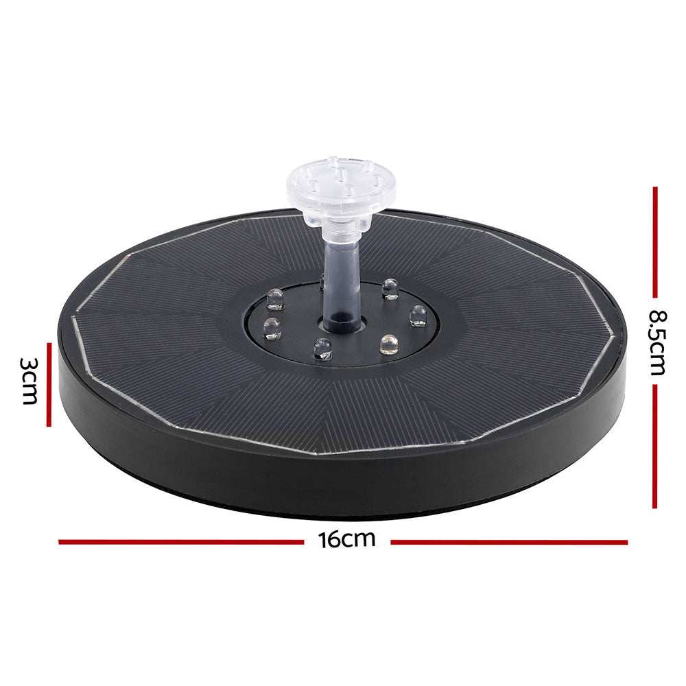 Gardeon Floating Solar Pond Water Fountain Pump Outdoor Fountains LED Light Gardeon