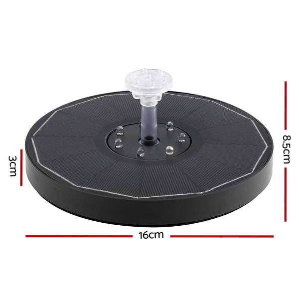 Gardeon Floating Solar Pond Water Fountain Pump Outdoor Fountains LED Light Gardeon