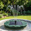 Gardeon Solar Fountain Pumps Bird Bath Floating Lotus Desig Water Feature 31cm