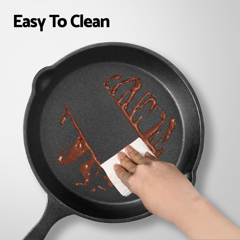 5-star chef Non Stick Frying Pan Cast Iron 3PCS Does not apply