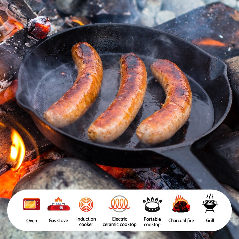 5-star chef Non Stick Frying Pan Cast Iron 3PCS Does not apply