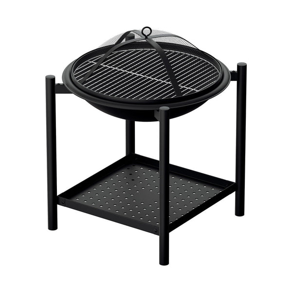 Grillz Fire Pit BBQ Grill 2-in-1 Outdoor Grillz