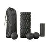 Everfit Foam Roller Set 4 in 1 Grid High Density Massager for Deep Tissue Trigger Point Myofascial Release Back Pain Muscle Recovery Gym Home Fitness Equipment with Storage Bag Supports 150kg