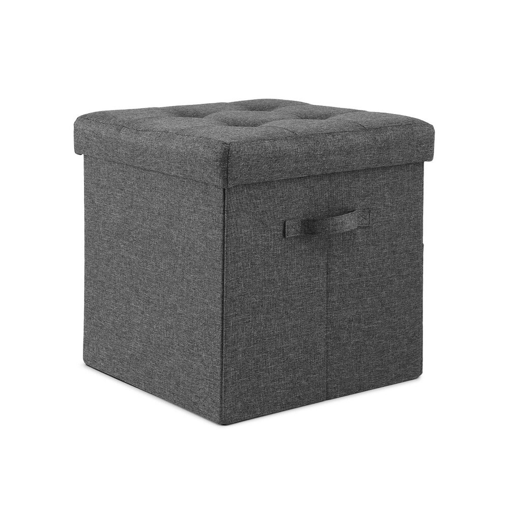 Artiss Storage Ottoman Rest Foot Stool Foldable Awezingly