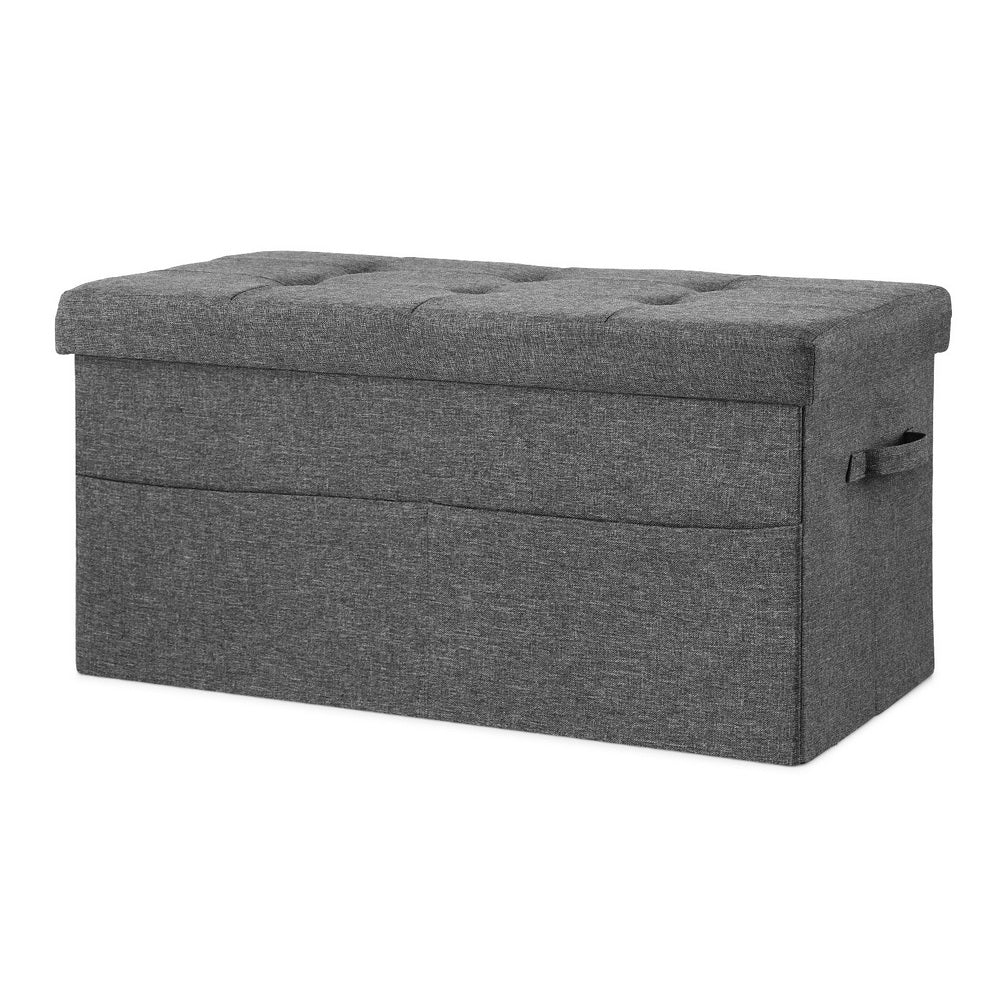 Artiss Storage Ottoman Foot Stool Rest Foldable Awezingly