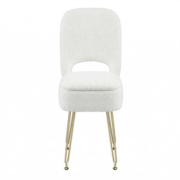 Artiss Storage Ottoman Vanity Stool Foot Stool Folding Back White Awezingly