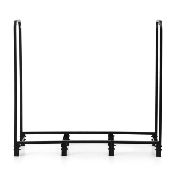 Gardeon Firewood Rack 120cm Wood Rack 3 Sizes Firewood Storage with Tools Black Gardeon