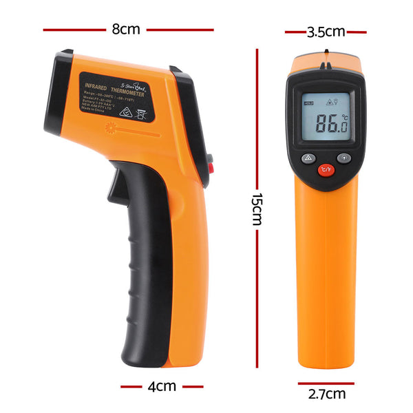5-star Chef Laser Infrared Thermometer Food Digital Temperature Gun Smoker Pizza BBQ Does Not Apply