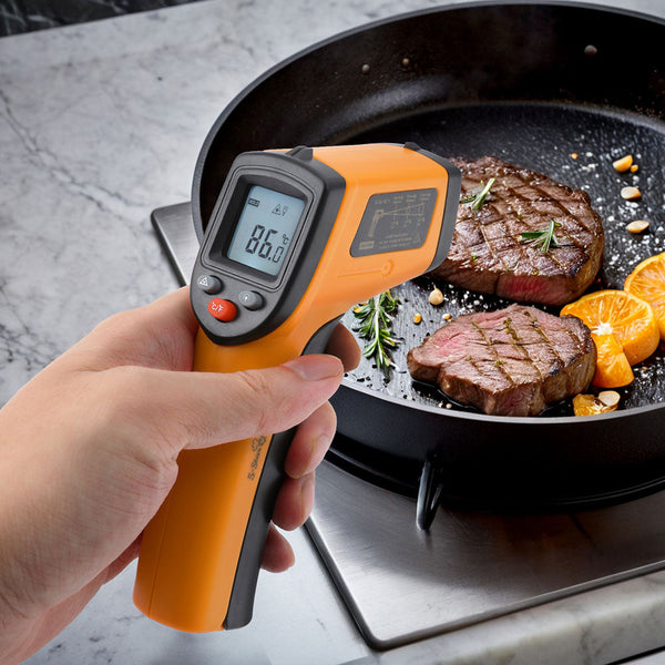 5-star Chef Laser Infrared Thermometer Food Digital Temperature Gun Smoker Pizza BBQ Does Not Apply