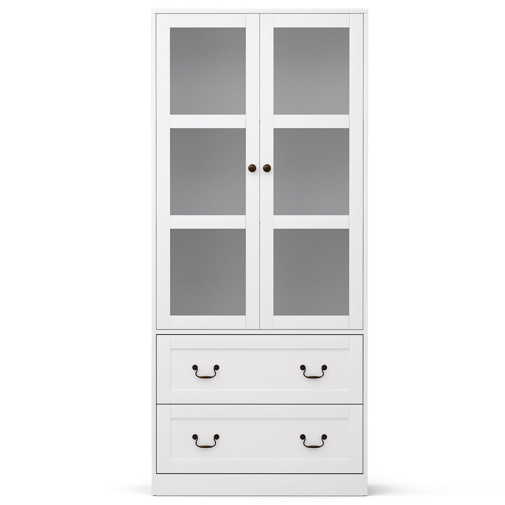 Artiss Buffet Sideboard 180cm Hutch Storage Cabinet Kitchen Drawer Door White Awezingly