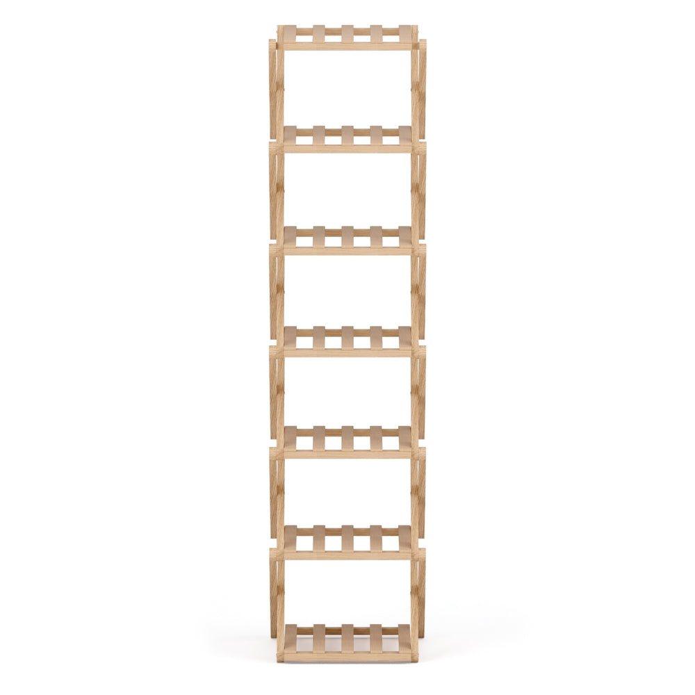 Artiss 7 Tier Bamboo Foldable Shoe Rack Organizer Entryway Awezingly