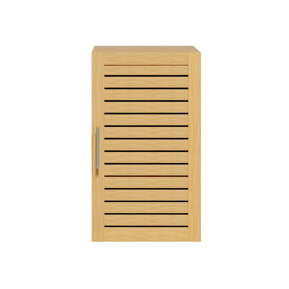 Artiss Bathroom Storage Cabinet 70cm wooden 2 Tier Shelf Wall Mounted JILL Artiss