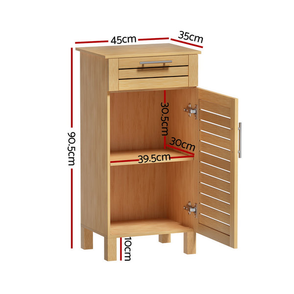 Artiss Bathroom Cabinet Storage 90cm wooden JILL Artiss