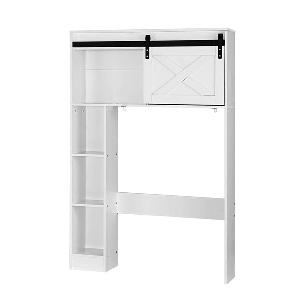 Artiss Bathroom Cabinet Over the Toilet Storage Organiser Laundry Shelf 128cm Artiss