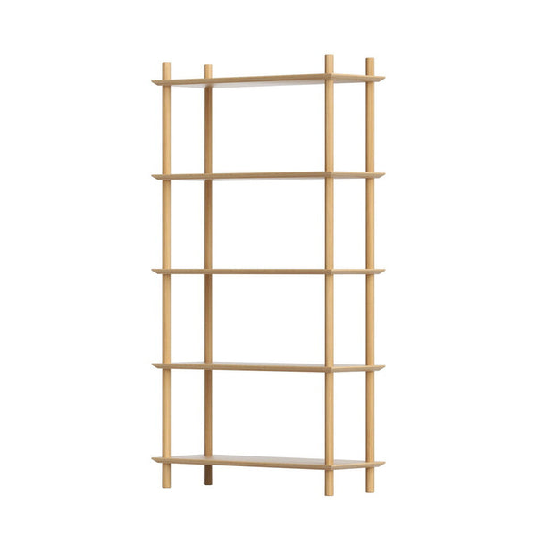 Artiss Bookshelf 5 Tiers Bookcase Display Shelves Wooden Storage Stand Rack Pine Awezingly