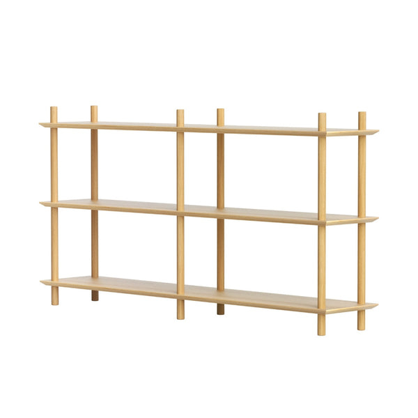 Artiss Bookshelf 3 Tiers Bookcase Display Shelves Wooden Storage Stand Rack Pine Awezingly