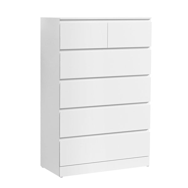 Artiss 6 Chest of Drawers - PEPE White Artiss